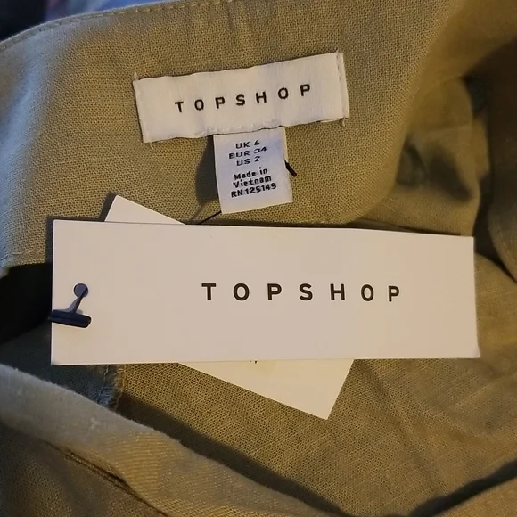 NWT Topshop Waist Tie Ruffle Tiered Mini Skirt - Picture 3 of 6